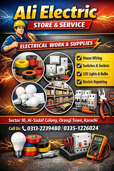 electrician services / electric work / home and office repair