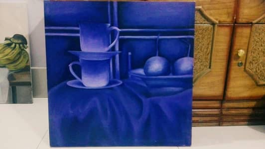 monochromatic painting