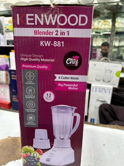 kenwood blender 2 in 1 heavy duty motor