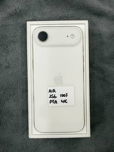 IPHONE 17 AIR PTA 256 GB GOLD 41 CYCLES WITH FULL BOX