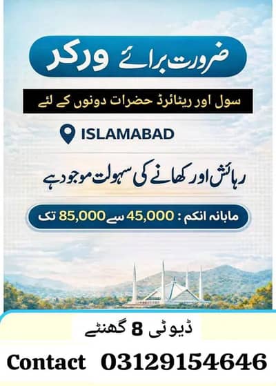 need a staff helper and senior lavel