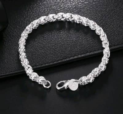 silver plated bracelet
