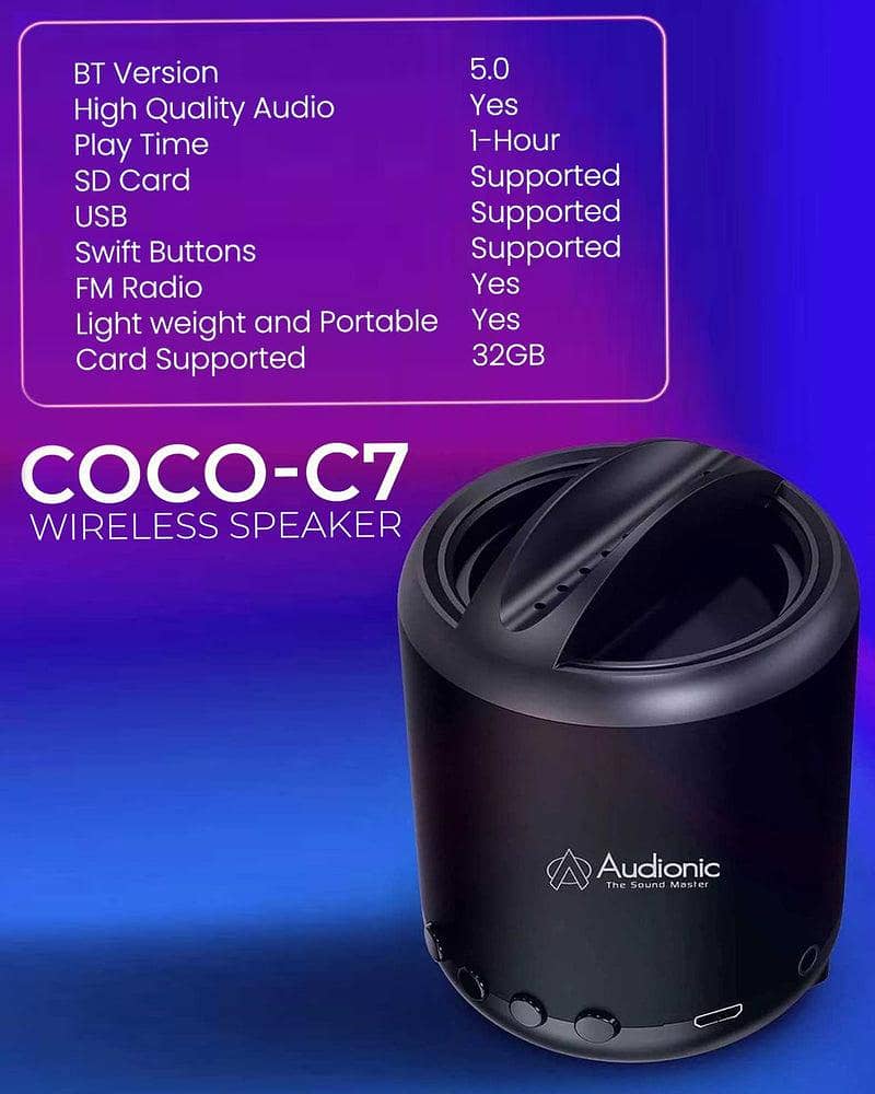 Coco C7 Mini Mobile Speaker ( Audionic) 5