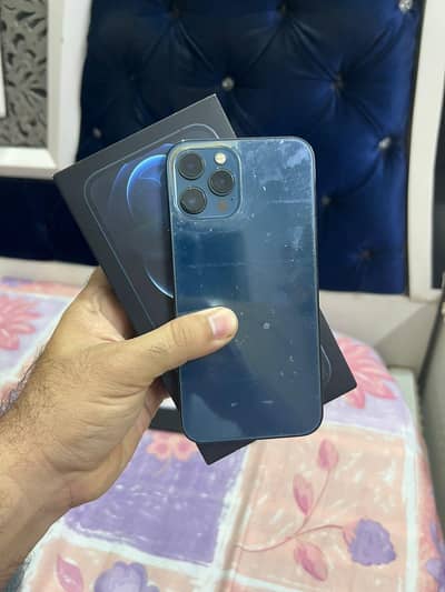 iPhone 12 pro max 256gb dual sim approved battery  79