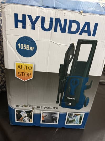 Hyundai  car and solar power washer