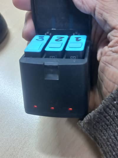 GoPro 10 Triple Charger with 3 Original Batteries