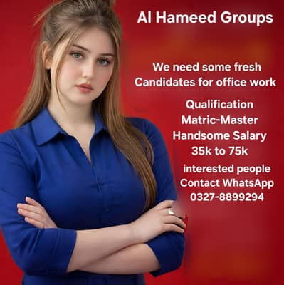 Part-time job in Lahore Urdu and English speaking Males-Females both