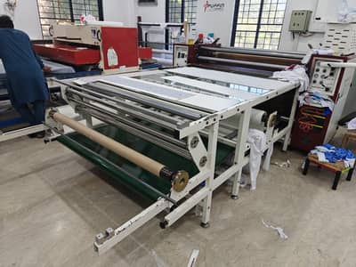 Roll to Roll Heat Transfer Press Bed Machine Sublimation printing Bed