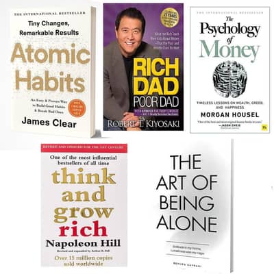 Pack of 5 Self Improvement Books