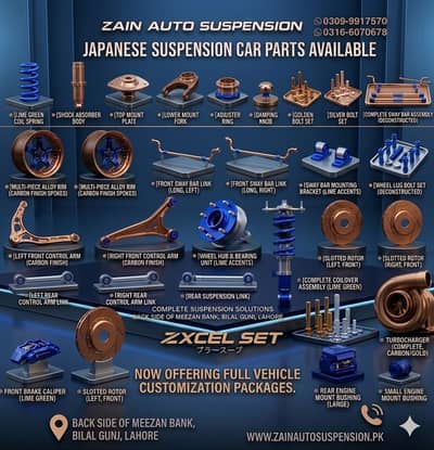 Japanese suspension Parts String/Shocks/Lor Aram/Z Link/Exel Set/Hub