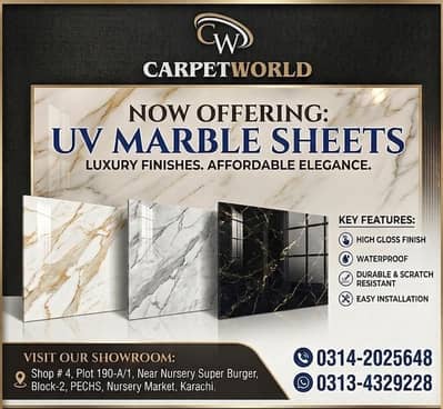 Uv marble sticker sheets/UV marble sheet self Adhesive sticker sheet