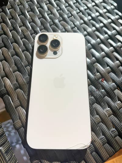 iphone 16 pro max pta approved 256gb back little crack