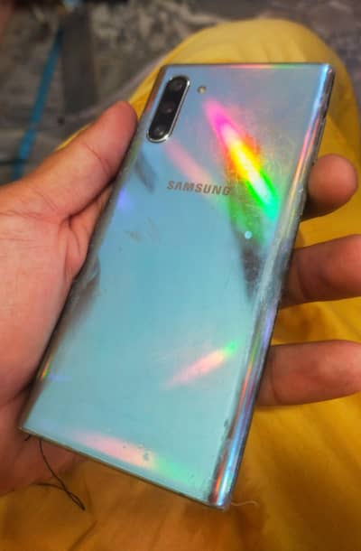 Samsung note 10 argent sale