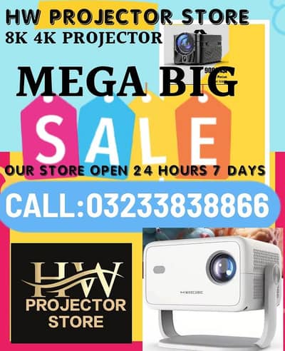 FULL HD 4K 8K ANDROID SMART PROJECTOR/ MULTIMEDIA HOME CINEMA