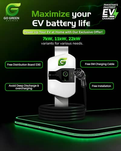 EV Home Chargers (7kW, 11kW, 22kW) + FREE Installation