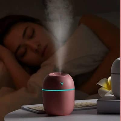 Multicolor Air Humidifier with Night Lamp Mini USB Humidifier