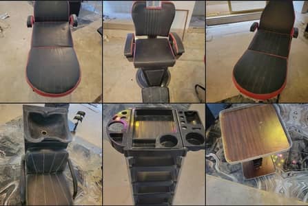 Complete Salon Furniture & Equipment for Sale (Chair + Shampoo + Tool