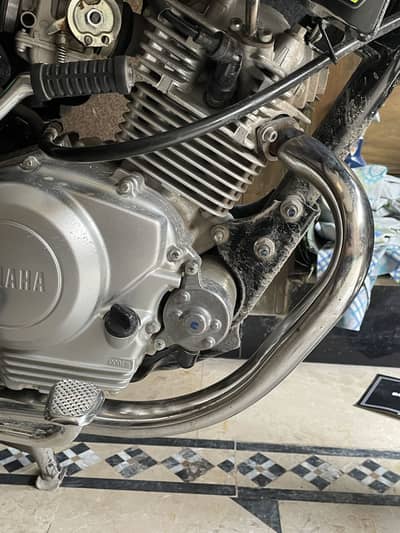 Ybr bend pipe chrome