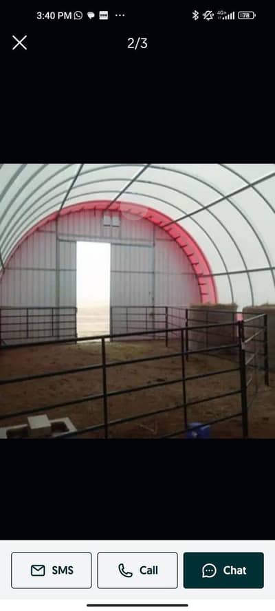 Marquee Shed /Poly Carbonate sheet/Fiber Shed