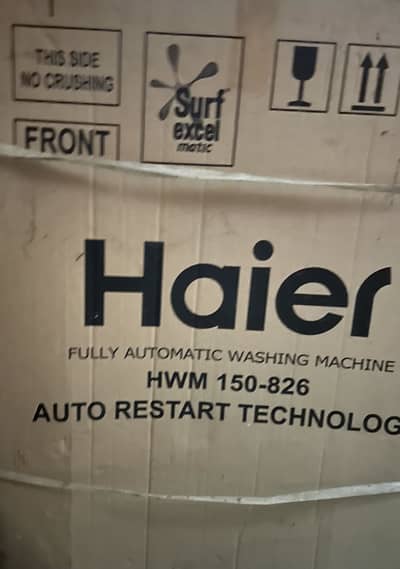 Haier fully automatic washing mechain 15 kg