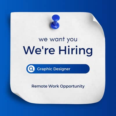 Graphic Designer  Training will be provided