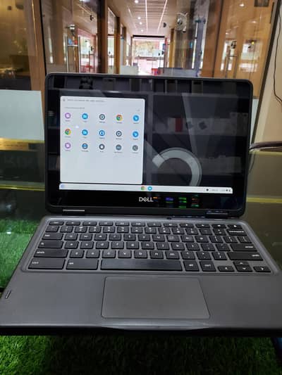 dell chrome book 3100 360 Rotarion 4gb 32gb Android App store
