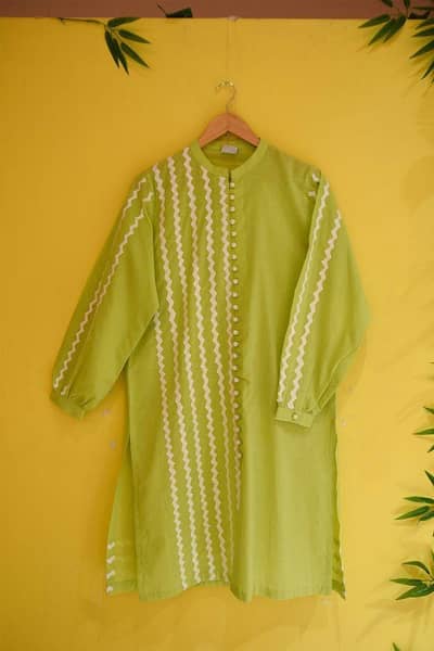 Elegant Applique Cotton 3PC Suit | Trendy Shalwar Kameez for Girls