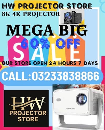 FULL HD 4K 8K ANDROID  SMART PROJECTOR/ MULTIMEDIA PROJECTOR/CINEMA
