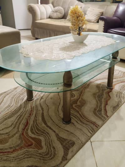 center table glass material