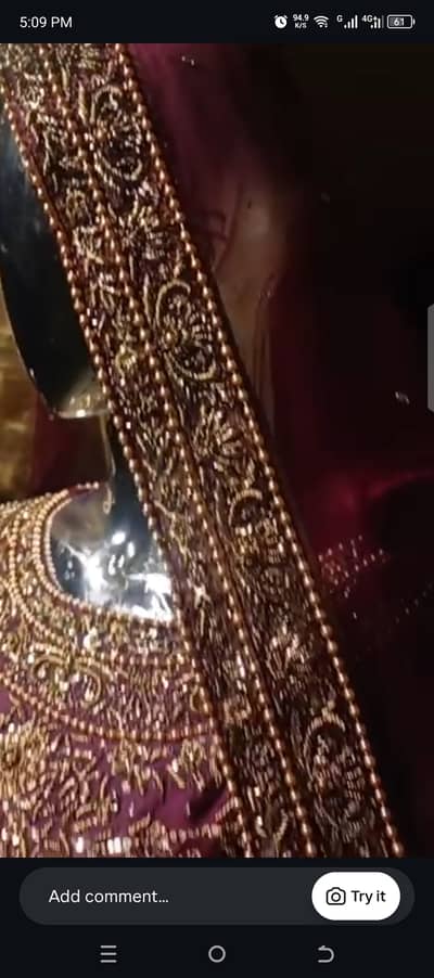 Customized dress, wore once