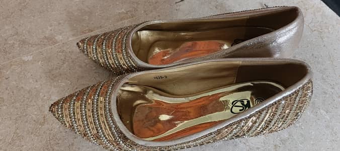 Fancy Golden shoes