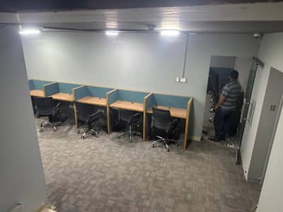 250 Sq Yards Fully Furnished Town House For Commercial Use Or Office Use Ready To Move Condition