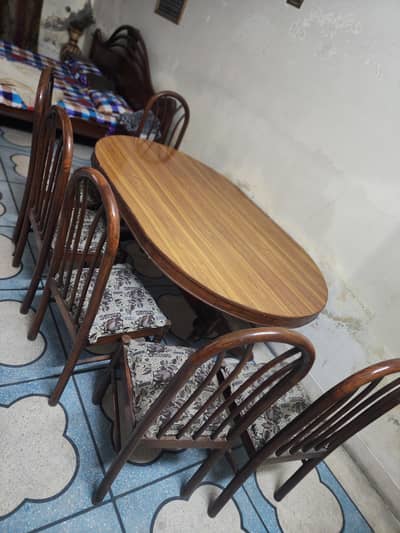 6 Chairs Dining table