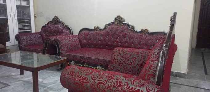 5 seater big size chinioti sofa set for sale