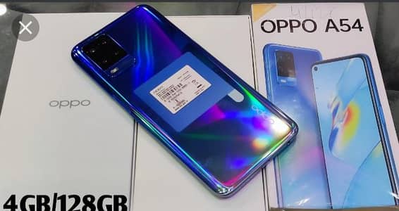 Oppo A54 totally new 10/10 4/128 urgent sale complete box