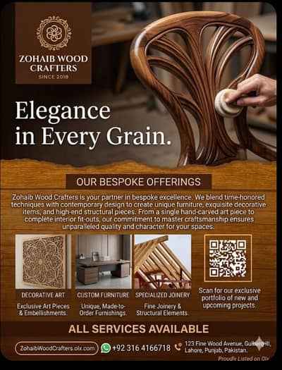 Zohaibwoodcrafters All services provided for your home decor