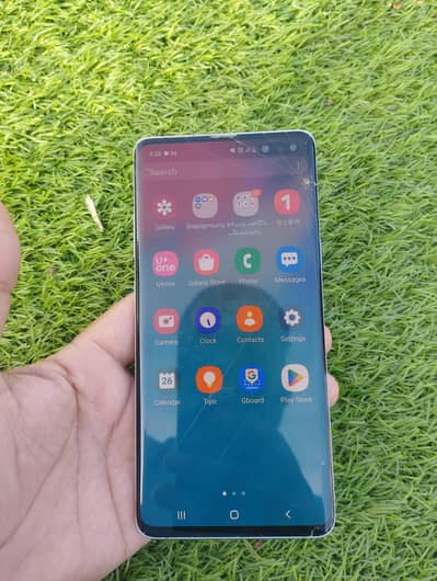 Galaxy s10 5G pta approved 8/512GB glass crack no shad no dot fresh pa