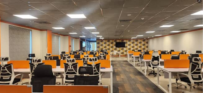 Main Road New Ready IT Office 3000 Sqft with AC , Power Backup ,Lift etc for rent in I-9