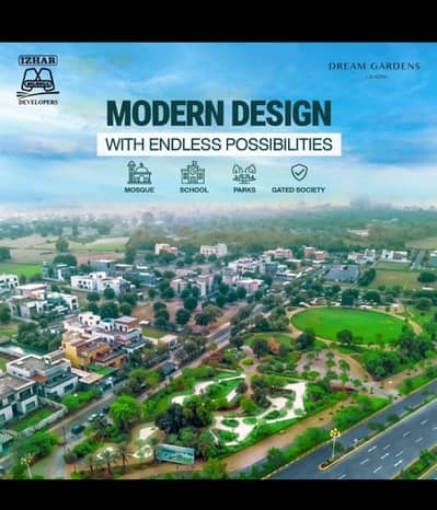 1.4 Kanal Residential Plot for sale in Dream Garden's Lahore
