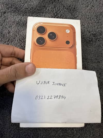 Iphone 17 Pro Orange Non PTA