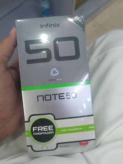 infinix note 50 box pack