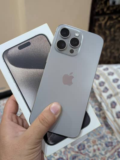 iPhone 15 Pro Max 256GB PTA Approved - Natural Titanium