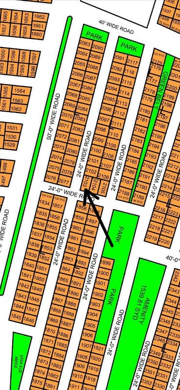 WEST OPEN CORNER PLOT SALE IN NORTH TOWN RESIDENCY PHASE 1 GOLD BLOCK