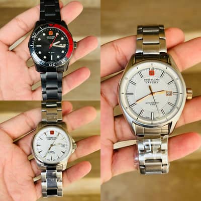 Swiss Military Original Stainless Steel Watches 15500 Each Watch Final