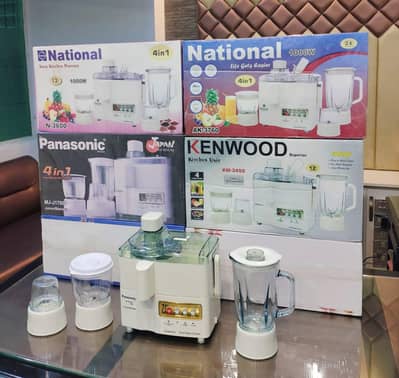 kenwood 3 in 1, 4 in 1 (juicer, blender , grinder & chopper)