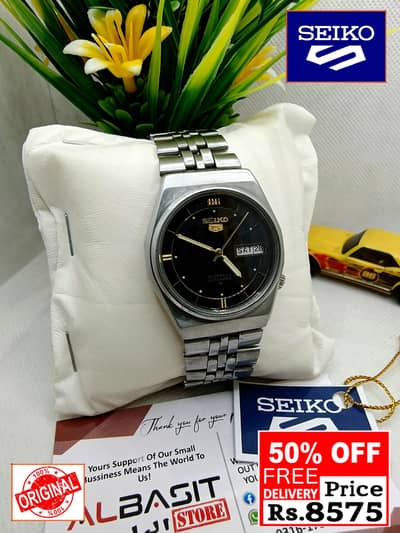 Seiko 5 Citizen Orient Automatic Pre-Owned watch Japan 03161737353