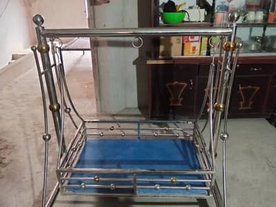 Stainless Steel Jhula/Outdoor/Indoor Swing - New Condition