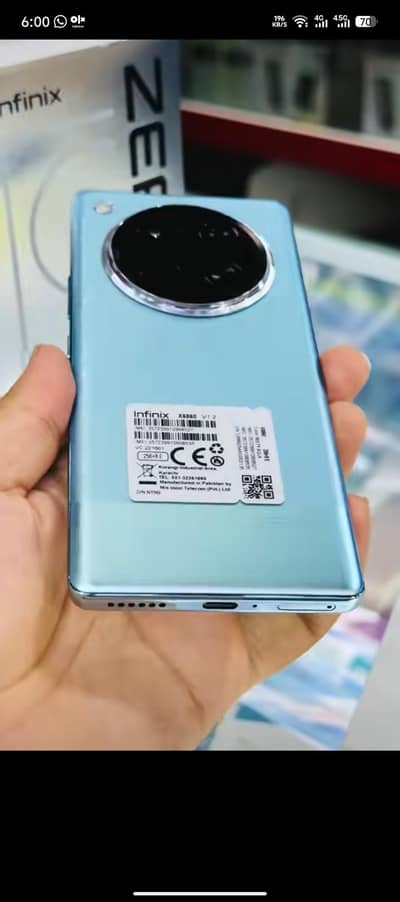 InfinixZero40 4g with  256GB Storage 13GB (8+5) RAM Like New Condition