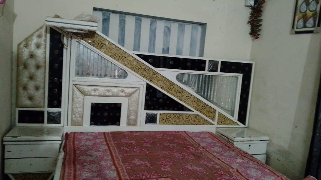 bed and dressing table. . 1