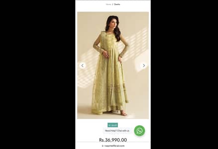 Naqshi - 3 piece , in stock article , 10/10 condition